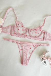 Lamelif Kalpli Bra Tül Takım