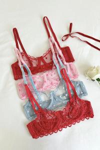 Lamelif Kalpli Bra Tül Takım