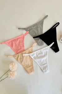 Very Colorful-en Cotton Fabric Scanties