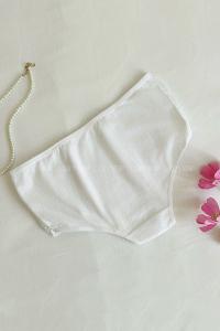 White Cotton Fabric Scanties