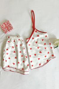 Lamelif Saten Takım Desteksiz