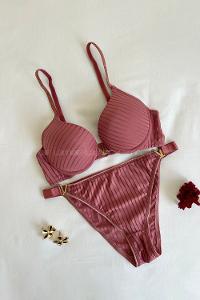 Rose Cotton Fabric Underwire Unsupport 