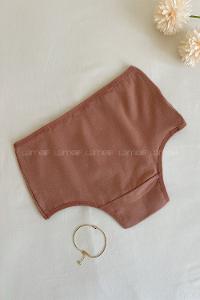 Lamelif Kotton Bayan Yüksekbel Toparlayıcı Külot Gül Kurusu Rengi