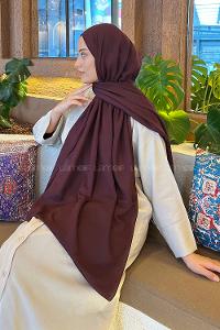 Lamelif Comfort Pamuk Şal Acı Bordo