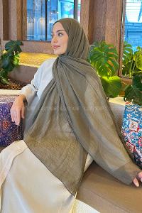 Lamelif Müslin Şal Toprak