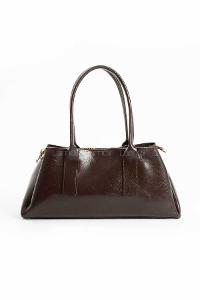 Lamelif Zeına Model Kadın El Ve Omuz Çantası Acı Kahve