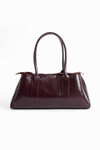 Lamelif Zeına Model Kadın El Ve Omuz Çantası Bordo