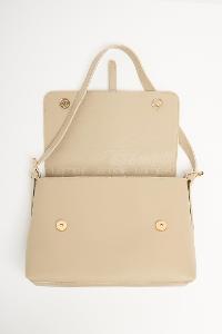 Lame Luxury Gold Detaylı Kadın Çanta Vizonrengi