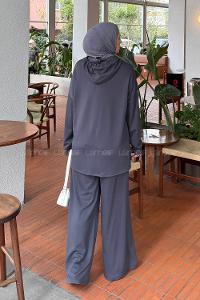 Lamelif Oysho Kapüşonlu Takım Antrasit