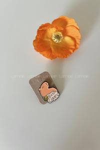 Modalamelif Bee Cappy Demir Broş