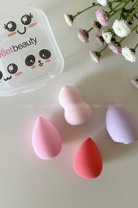 Lamelif Sweet Beauty 4 lü Sünger Kutulu