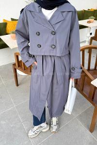 Lamelif Sihirli Trenç Antrasit