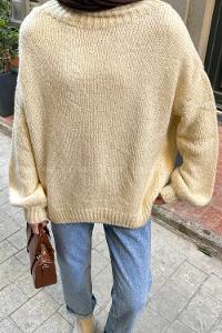 Natural Neckband Long Arm Jumper