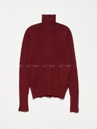 Claret Red Crew Neck Knitwear