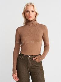 Dark Mink Crew Neck Knitwear