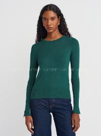 Emerald Green Crew Neck Knitwear