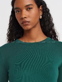 Emerald Green Crew Neck Knitwear