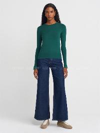 Emerald Green Crew Neck Knitwear