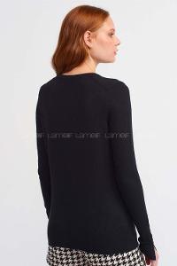 Black Crew Neck Knitwear