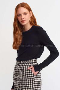 Black Crew Neck Knitwear