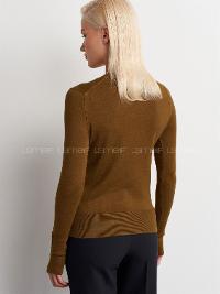 Oil Green Crew Neck Knitwear