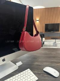 Kadın Kemer Aksesuarlı Baget Omuz Çantası 