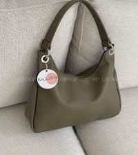 Lamelif Halka Detaylı Yumuşak Deri Ayarlanabilir Omuz Askılı Salaş Kadın Çanta