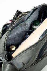 Lamelif San Morris Kadın 3 Gözlü Paraşüt Kumaş Ayarlanabilir Çapraz Askılı Çanta