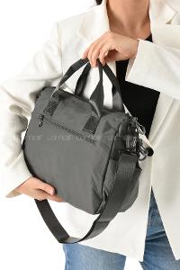 Lamelif San Morris Kadın 4 Bölmeli Krinkıl Kumaş Ayarlanabilir Çapraz Askılı El Ve Omuz Çantası