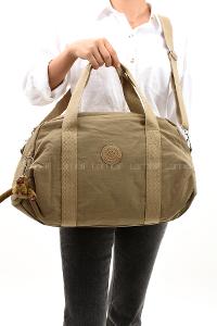 Lamelif San Morris Unisex Büyük Boy Krinkıl Kumaş Çapraz Askılı Spor ve Seyahat Çantası