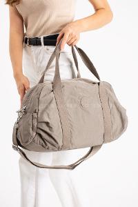 Lamelif San Morris Unisex Büyük Boy Krinkıl Kumaş Çapraz Askılı Spor ve Seyahat Çantası