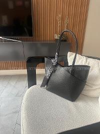 Fular Detaylı Yavrulu El   ve Omuz Çantası