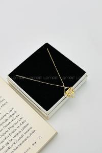 Gold Gold Straight Necklace