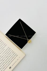 Gold Gold Straight Necklace