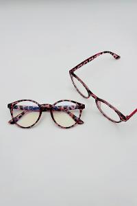 Lamelif Ayriss Leopar Desenli Çerçeve Güneş Gözlüğü