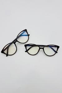 Lamelif Buny Siyah Çerçeve Şeffaf İmaj Gözlük