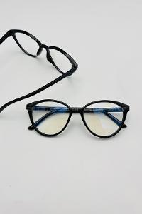 Lamelif Buny Siyah Çerçeve Şeffaf İmaj Gözlük