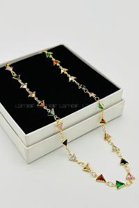 Gold Gold Straight Necklace