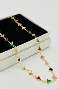 Gold Gold Straight Necklace