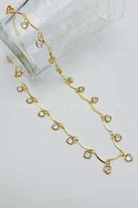 Gold Gold Straight Necklace