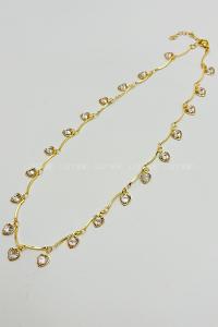 Gold Gold Straight Necklace