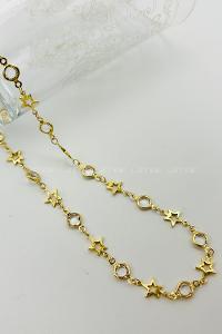 Gold Gold Straight Necklace