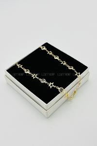 Gold Gold Straight Necklace