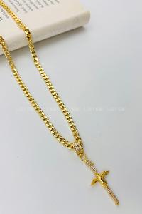 Lamelif Gold Zümrüdü Anka Kuşu Kolye