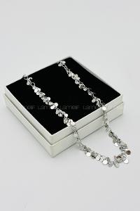 Silver Silver Straight Necklace