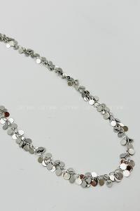 Silver Silver Straight Necklace