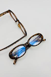 Lamelif July Leopar Çerçeve Şeffaf İmaj Gözlük