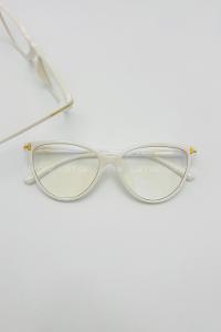 Lamelif Kedy Beyaz Çerçeve Şeffaf Gözlük