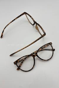 Lamelif Kedy Leopar Çerçeve Şeffaf Gözlük