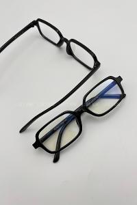 Lamelif Sisy Siyah Çerçeve Şeffaf Gözlük